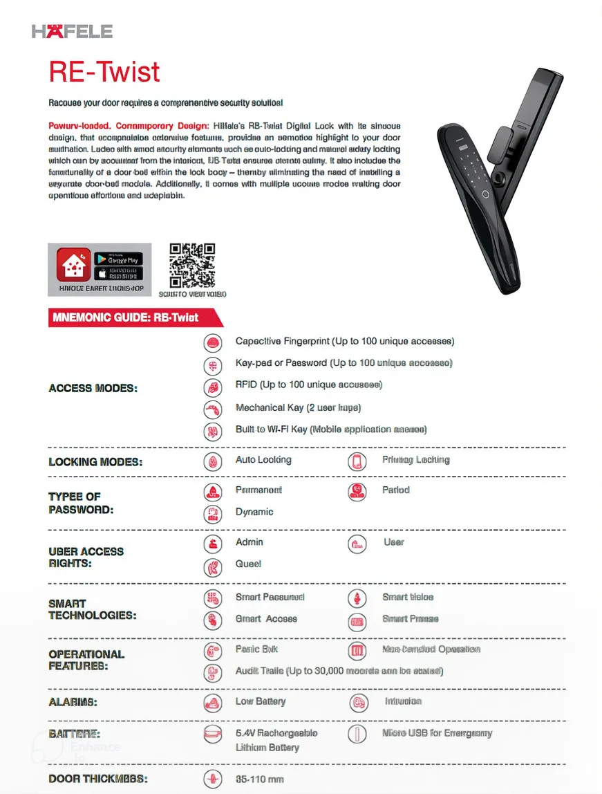 Hafele Residential Locks 7