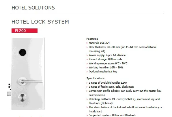 Hafele Hotel Locks 6