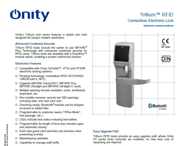 Onity Hotel Locks